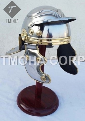 आयरन मध्यकालीन आर्मर हेलमेट नाइट हेलमेट क्रूसेडर हेलमेट प्राचीन हेलमेट रोमन सेंचुरियन हेलमेट Ah0163