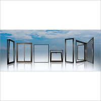 काले विभिन्न प्रकार के एल्युमिनियम विंडोज