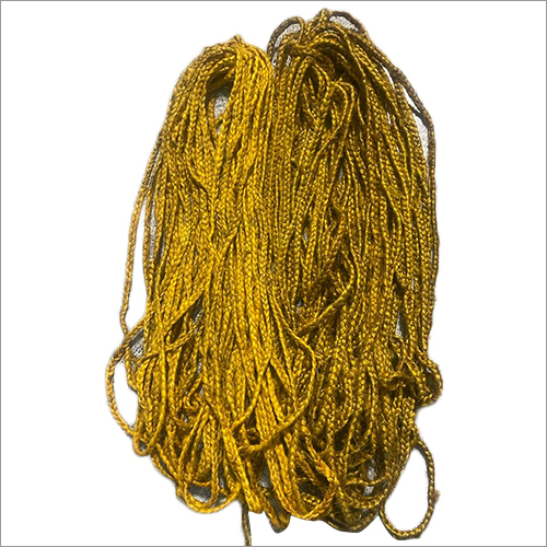 Yellow Jute Braid Size: Customized