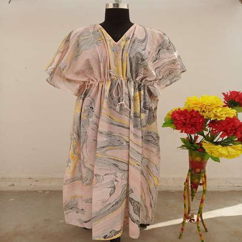 Long Handpaint Kaftan