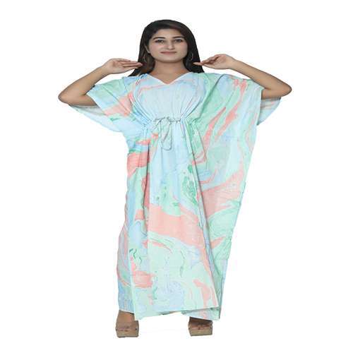 Long Handpaint Kaftan