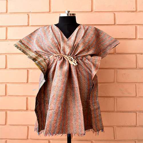 Medium Silk Kantha Kaftan