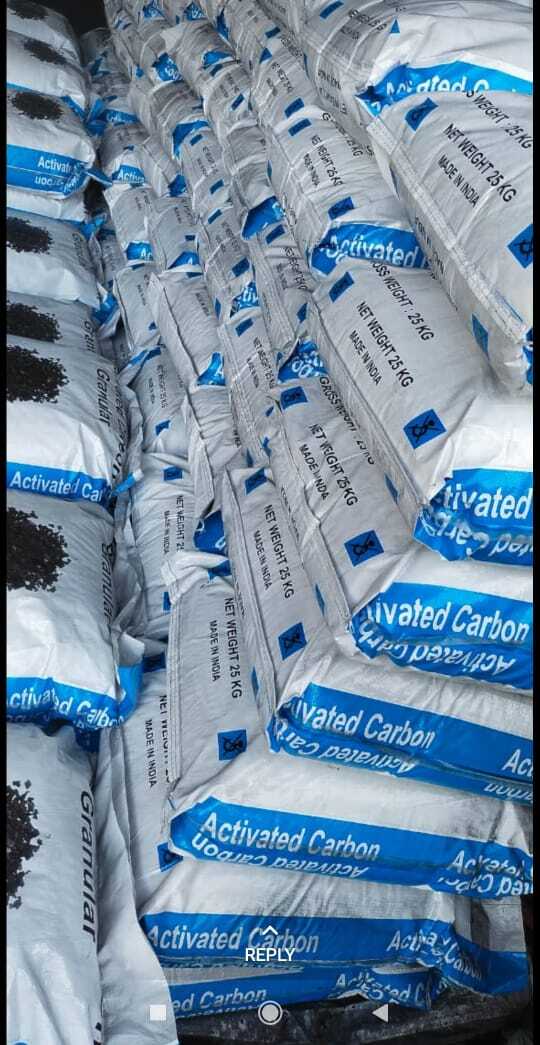 Activated Carbon Pellet Apparent Density: 550 Kilogram Per Cubic Meter (Kg/m3)