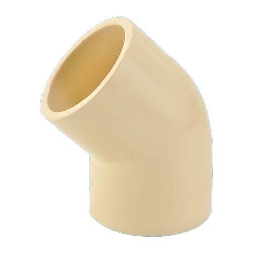 Cpvc 45 Degree Elbow - Schedule 80, Beige Color, Rigid Material, Socket Slip Fit, High Tensile Strength, Up To 200 Psi Rating, Astm D2846 Standard