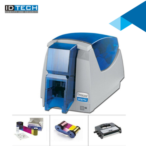Datacard Printer Sp30 Seller - Compact Design, Built-in Software, Automatic Printer Health Monitoring, All-in-one Ribbon & Cleaning Cartridge