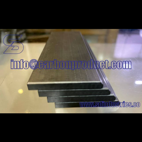 Sd Carbon - Carbon Material, 170x44x4 Mm Size | Black/grey Color, Vacuum Pump Compatible, Set Of 4 Vanes