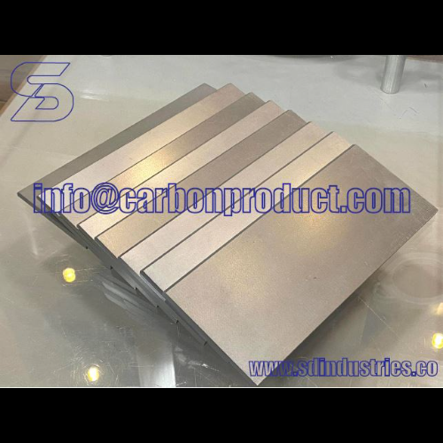 Sd Carbon Replacement Vanes - 239.5x45.3x8 Mm | Black/grey, Ideal For Vacuum Pump Use