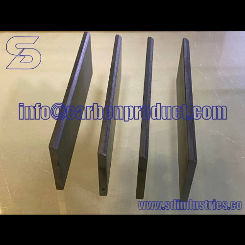 Sd Carbon Original Grade Replacement Set Of 4 Vanes Fit For Busch 0722500050-04 - Sd 239.5453.8 04 170 - Color: Black / Grey