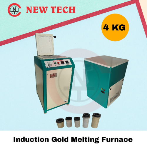 Induction Gold Melting Furnace 4 Kg - Frequency (Mhz): 50 Hertz (Hz)
