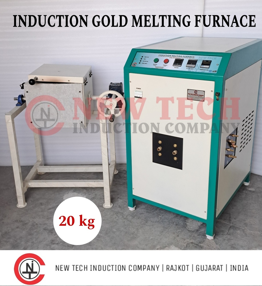 20 Kg Induction Gold Melting Furnace With Tilting Unit - Application: Industrial