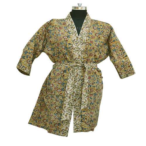 Handblock Kimono