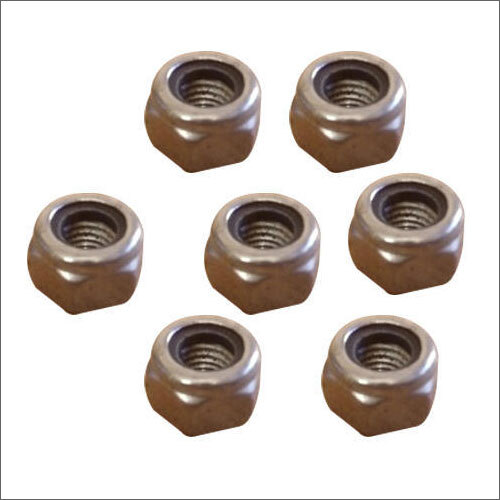 Hex Nylock Nuts - Mild Steel, All Standards, Polished Brown Finish | Increases Friction on Screw Thread, Versatile Usage for Appliances, Vehicles, Aircraft, and More