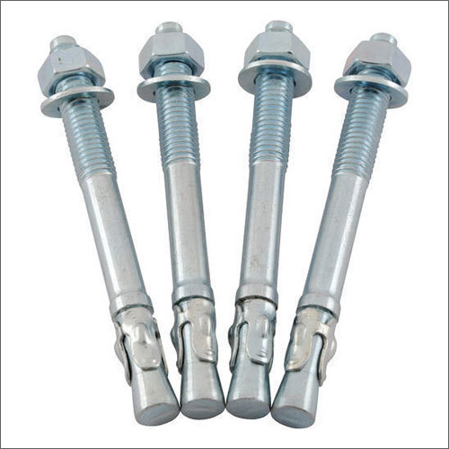 Wedge Anchor - Stainless Steel, M3-M56 Size, Grey Color | Polished Finish, Industrial Usage for Securing Equipment