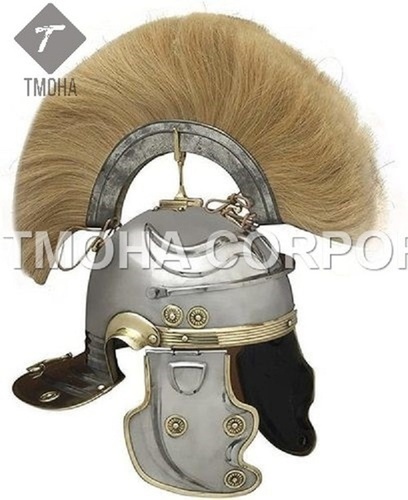 आयरन मध्यकालीन आर्मर हेलमेट नाइट हेलमेट क्रूसेडर हेलमेट प्राचीन हेलमेट रोमन गैलिक हेलमेट Ah0206