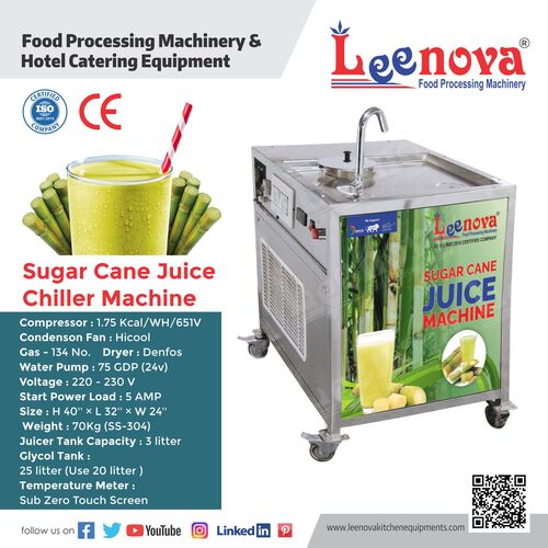 Sugar Cane Juice Chiller Machine Height: 40 Inch (In)