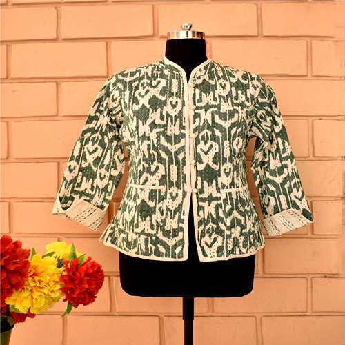Short Kantha Jacket