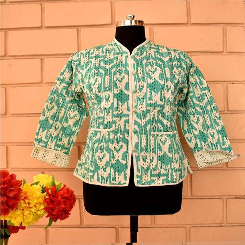 Short Kantha Jacket