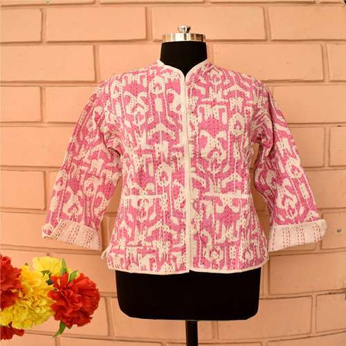 Short Kantha Jacket
