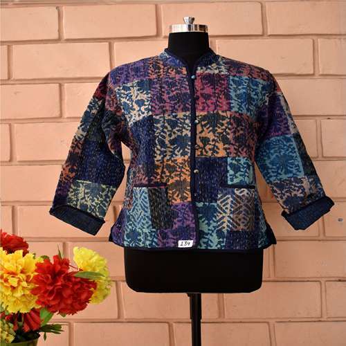Indigo Block Jacket
