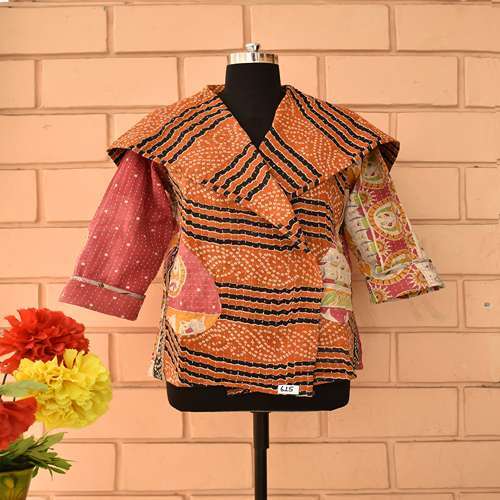 Round Nack Vintage Jacket