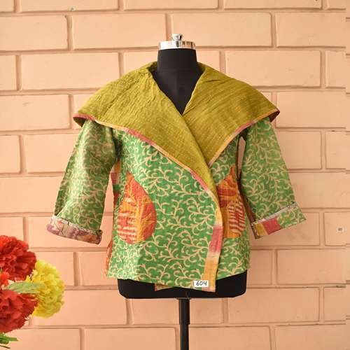 Round Nack Vintage Jacket