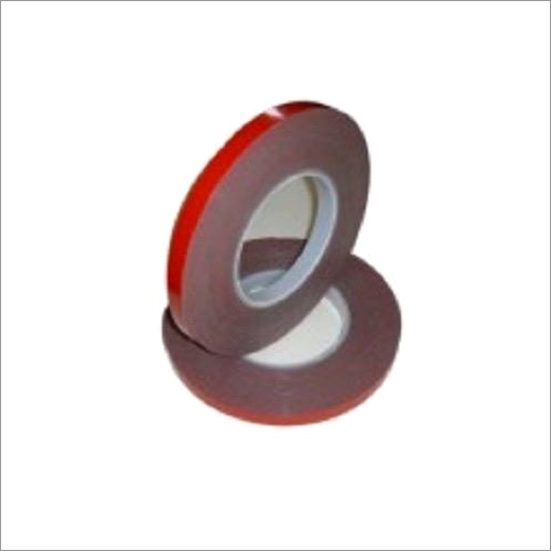 VHB Tape - HDPE Material, Single Side Self-Adhesive, Red Color | Ideal for Carton Sealing and Packaging Applications