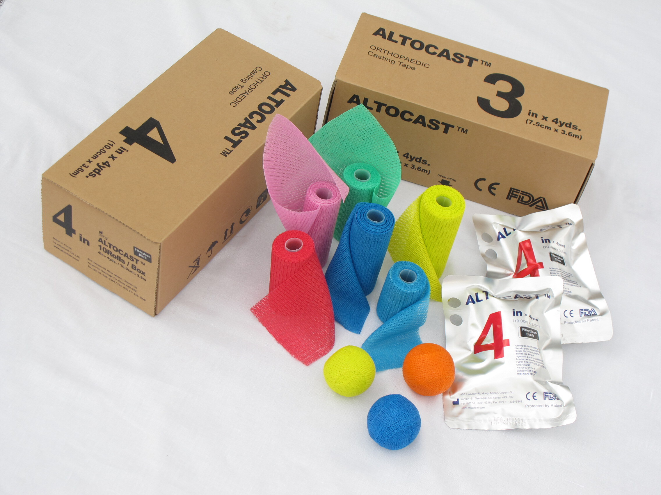 5inch Synthetic Orthopedic Casting Tape - 12.5cm X 360mtr, Fiber Material | Lightweight, Skin Friendly, Breathable, Easy To Operate, Disposable