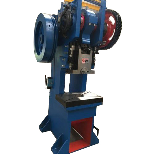 150 Ton C Type Power Press Machine - Metal Construction, 6300 kg Weight | 15 HP Power, Industrial Application