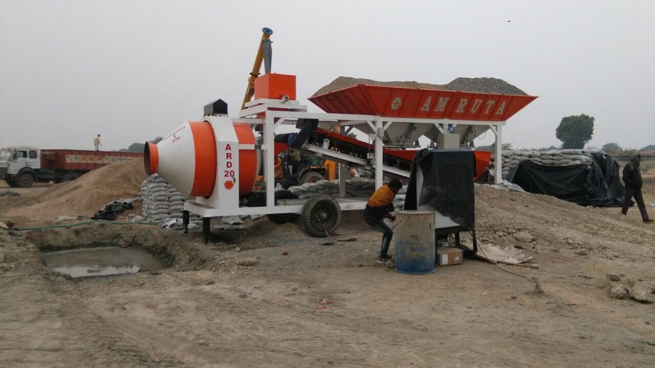 Automatic Compact Reversible Batching Plant Discharging Height: 2.1 Mtr