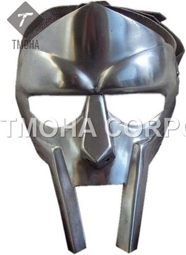 आयरन मध्यकालीन आर्मर हेलमेट हेलमेट नाइट हेलमेट क्रूसेडर हेलमेट प्राचीन हेलमेट Mf Doom मास्क Ah0226