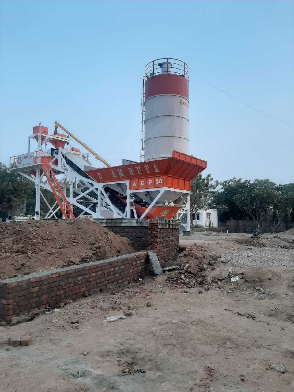 Concrete Batching Mixing Plant Conveyor Capacity: 800 Mm Width