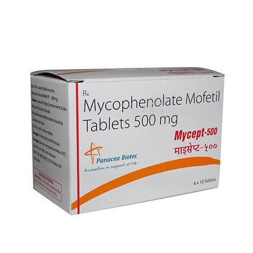 Mycophenolate Mofetil Tablets - Immunosuppressant Drug For Organ Transplant Rejection Prevention, 1-10 Box Quantity, Promotes Blood Supply