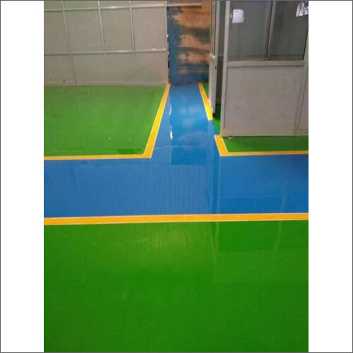 Epoxy Flooring - Liquid, All Type Packaging | Available in Signal Red, Royal Ivory, Mint Green, Blue, Yellow, Light and Deep Grey, Durable Gloss Finish for Heavy Use