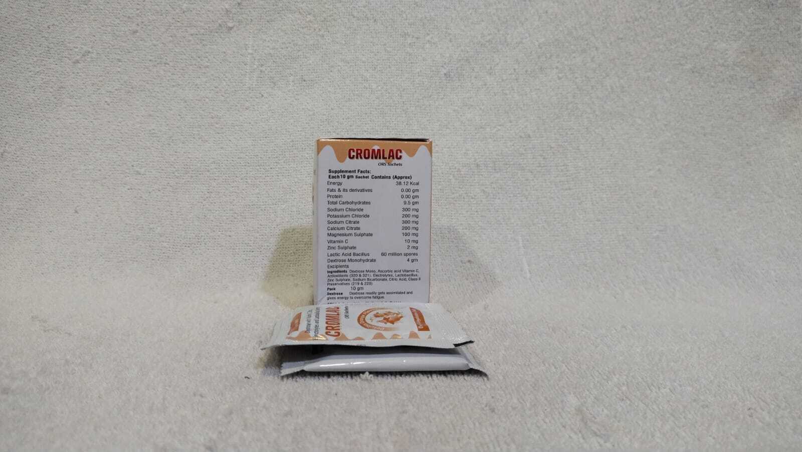 Dextrose With Vitamin C Zinc Electrolytes And Lactobacillus Sachet