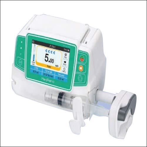 Syringe Infusion Pump - Plastic Material, White Color Code | Hospital Application, Automobile Integration