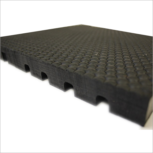 Black Industrial Cow Mat