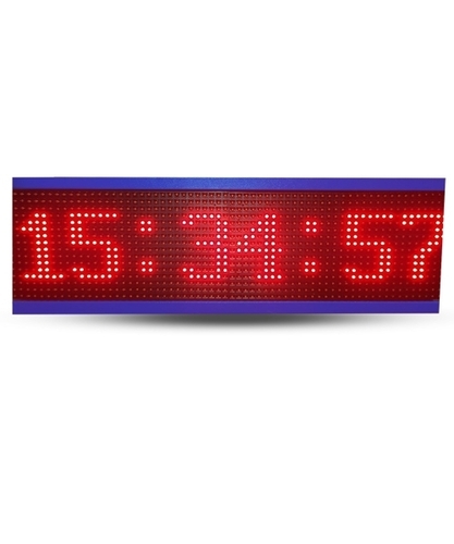 Led Clock Board Body Material: Powder Coated Installation