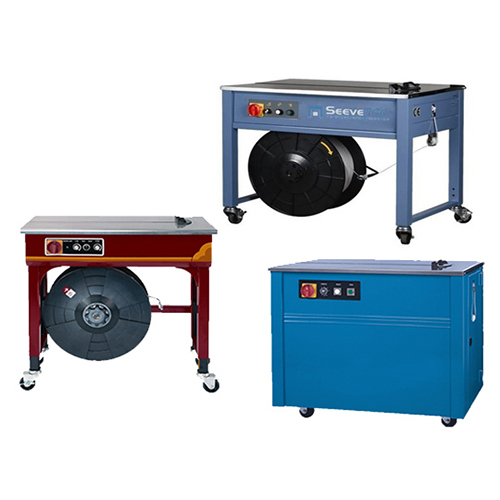 Semi-automated Strapping Machine - Mild Steel, Blue Color | Heavy Duty, Durable, Rust Proof, Highly Efficient
