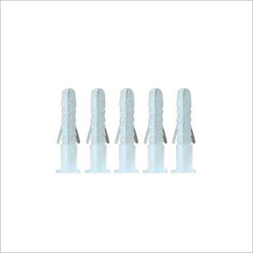 सफेद प्लास्टिक की दीवार प्लग कठोरता: कठोर