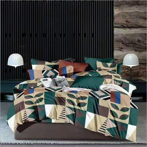 Fabulous Imported Bed Sheet - 100% Cotton, Full Size, Multicolour Printed Design | Quick Dry Feature for Home and Hotel Use