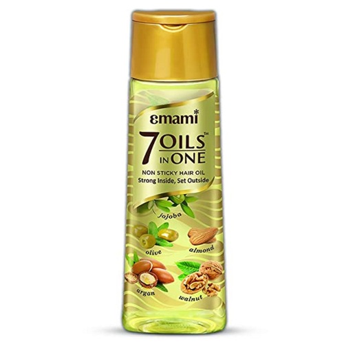 Emami 7 Oils In One - 100 Ml, Ultra-light Formula For Strong, Healthy Hair | Deep Nourishment, Anti-dandruff, Boosts Hair Growth, Paraben Free, Suitable For All Hair Types