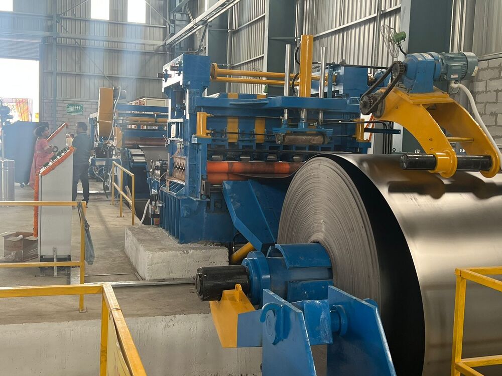 High Testing Cut To Length Line - Color: Blue