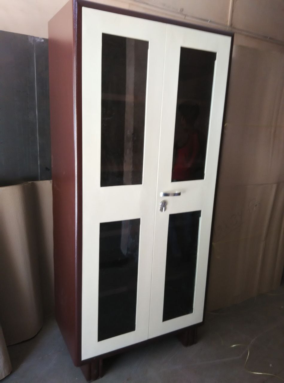 Office Almirah - Steel Construction 36x78 Inches | Customizable Lockers, Available In White & Blue, Brown & Ivory Colors