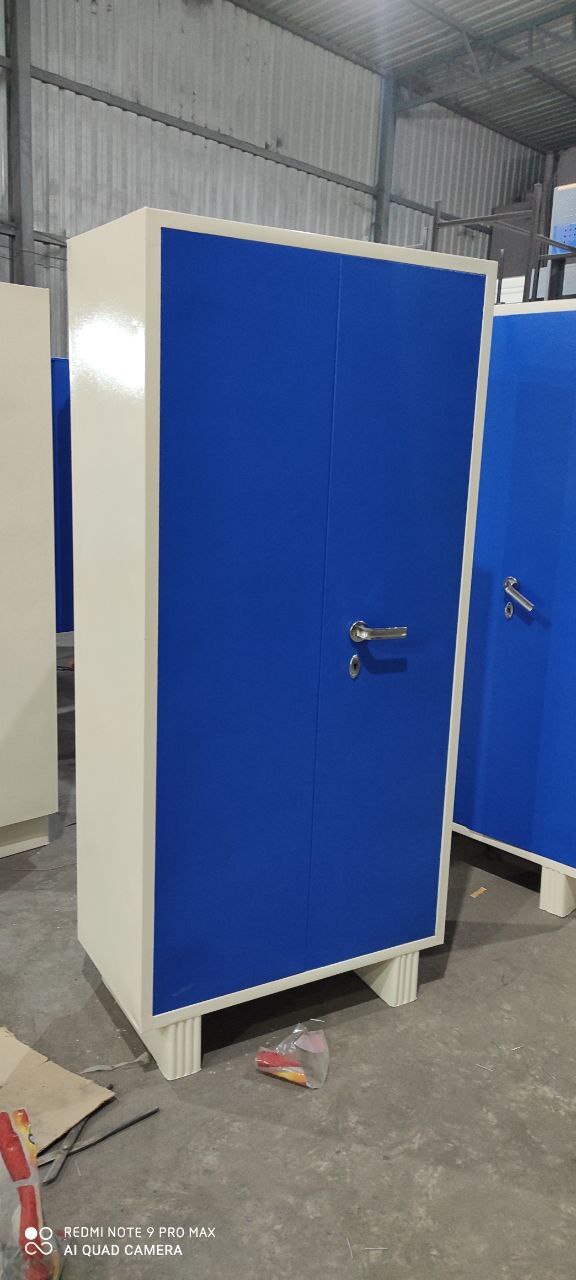 Office Almirah - Steel Construction 36x78 Inches | Customizable Lockers, Available In White & Blue, Brown & Ivory Colors