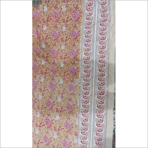 100% Cotton Bed Sheet - Double Size, Multicolor Floral Print | Washable For Home And Hotel Use, 100% Cotton Material