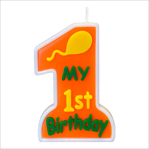 Fancy Birthday Candles - Paraffin Wax, 120 Pieces Per Box, Mix of Orange, Green, Yellow, White | Non-Toxic, Cotton Wick, Relighting Feature
