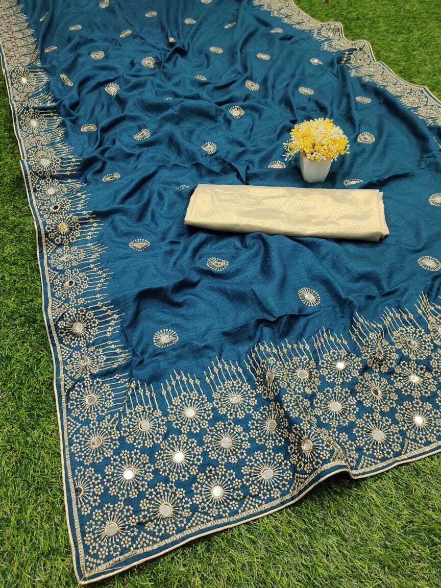 Indian Dola Silk Saree