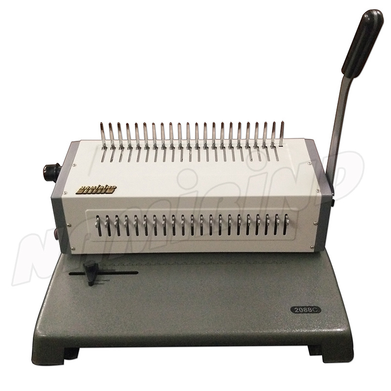 Manual Comb Binding Machine (F/s) | Punch Capacity ( 20 Sheets) - Dimension (L*w*h): 440 X 330 X 216 Mm Millimeter (Mm)
