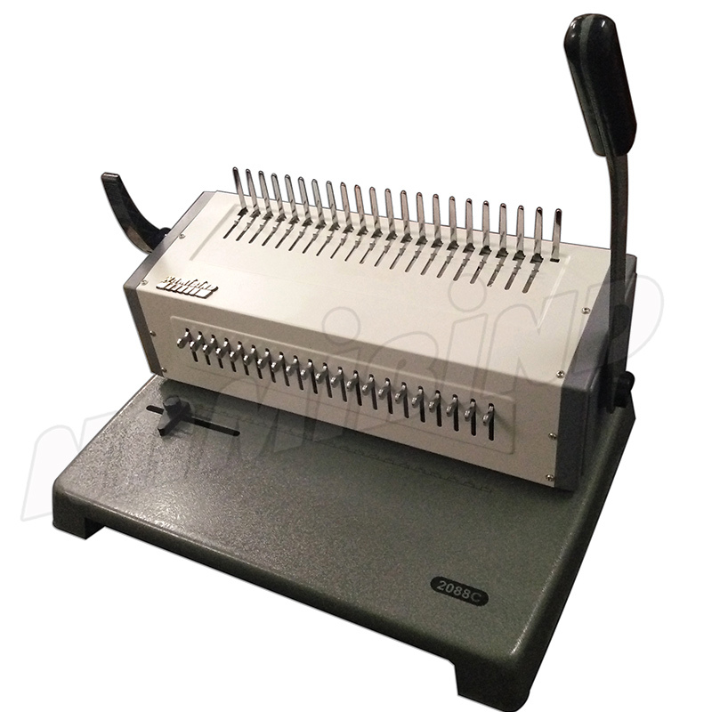Manual Comb Binding Machine (F/s) | Punch Capacity ( 20 Sheets) - Dimension (L*w*h): 440 X 330 X 216 Mm Millimeter (Mm)