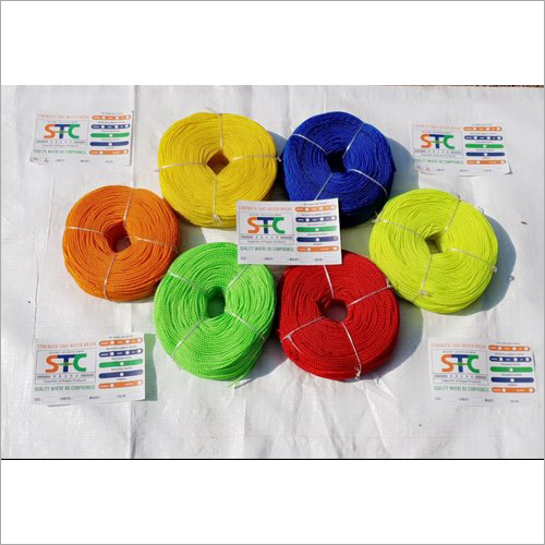 Nylon Rope - Nylon Material, Customized Length, Yellow Color | Multicolor Texture, Plain Rope Type